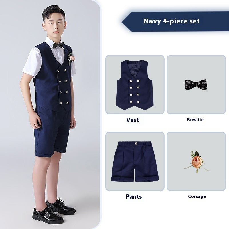 Boys Plus Sized - Boys' Plus-sized Plus Size Suit Performance Dress - Boys Summer & Party Dresses - Baby's World (view 10)