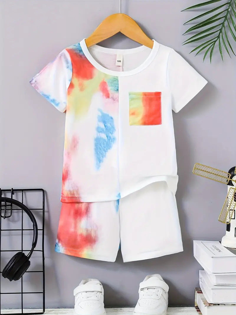 Boys Casual Short - Boys' Casual Short Sleeve T-shirt Top Shorts Two-piece Set - Boys & Kids dresses - Baby's World (view 12)