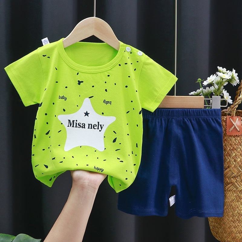 Fashion Cute Cotton Baby Clothes Shorts Suit - Boys Summer & Party Dresses - Baby's World (view 13)