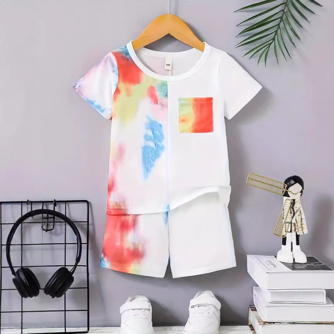 Boys Casual Short - Boys' Casual Short Sleeve T-shirt Top Shorts Two-piece Set - Boys & Kids dresses - Baby's World (view 9)