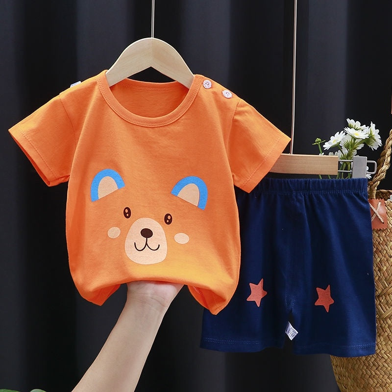 Fashion Cute Cotton Baby Clothes Shorts Suit - Boys Summer & Party Dresses - Baby's World (view 6)