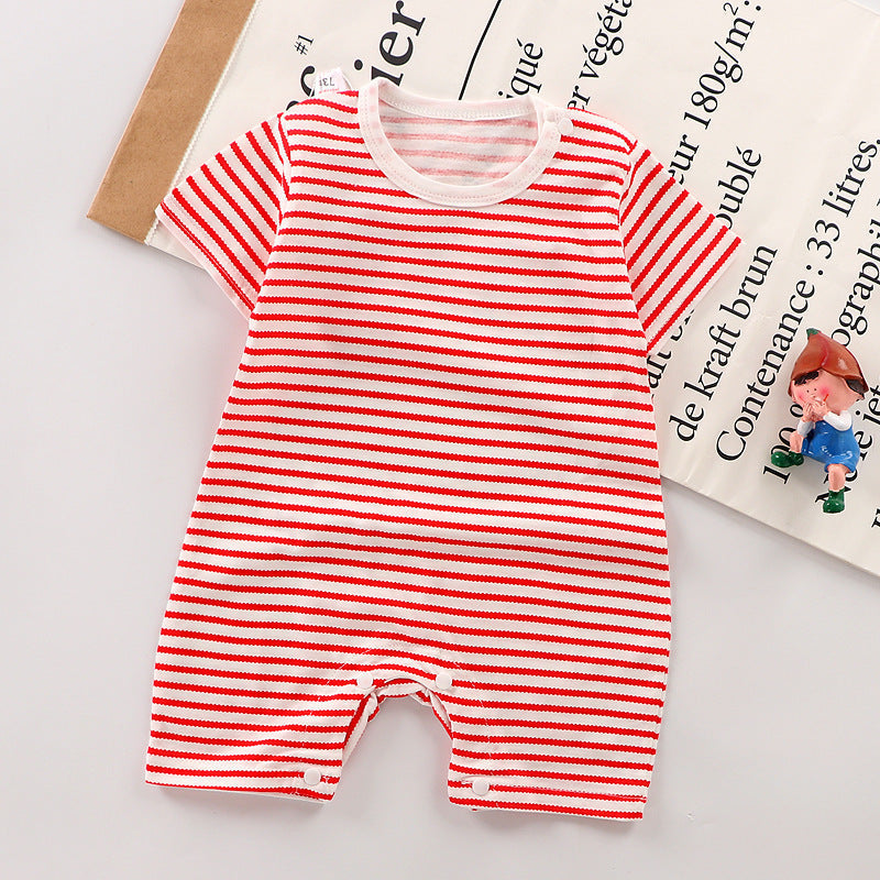 Baby Jumpsuit Short Sleeve Baby Climbing Suit - Boys Summer & Party Dresses - Baby's World (view 4)