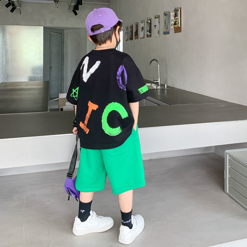 Fashionable Thin Korean Style Handsome Boy Short Sleeved Suit - Boys Summer & Party Dresses - Baby's World (view 2)