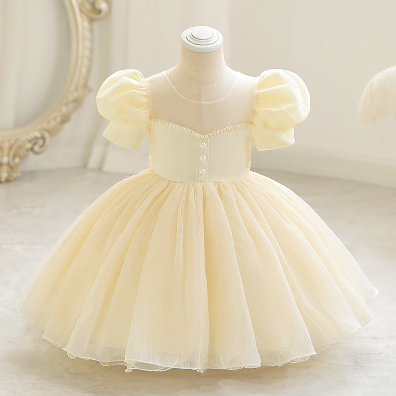 Princess Performance Dress Children Full-year Dress