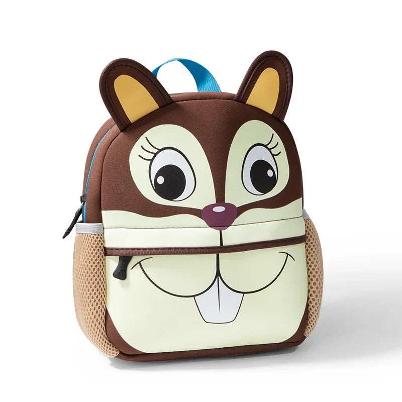 2023 Hot Children Backpacks 3D Giraffe Design Girl Boys School Bags Toddler Kids Neoprene Schoolbag Kindergarten Cartoon Pouch