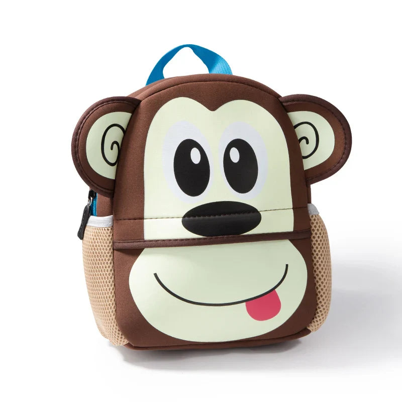 2023 Hot Children Backpacks 3D Giraffe Design Girl Boys School Bags Toddler Kids Neoprene Schoolbag Kindergarten Cartoon Pouch