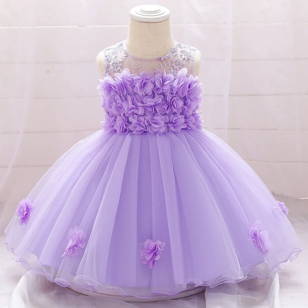 Toddler Girl Party Dresses Baby Dress For Girls  Birthday Princess Dress Christening Gown Infant Baptism Vestidos Clothes