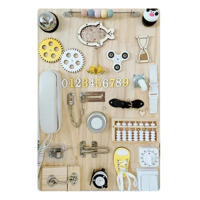 Kid Activity Busy Board Material Diy Accessories Montessori Teaching Aids Baby Busyboard Early Education Learning Skill Toy Part
