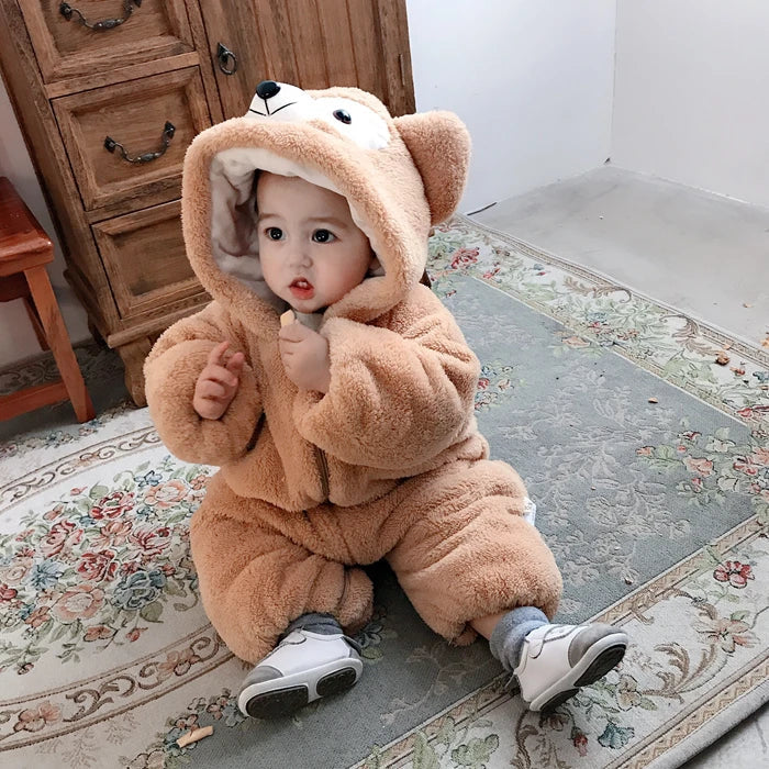New  Baby  Romper Infant  Jumpsuit   Clothes  Newborn  Girls Boys  Overalls Winter  Autumn 21-00
