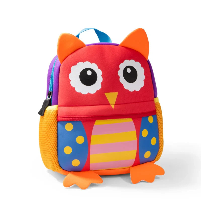 2023 Hot Children Backpacks 3D Giraffe Design Girl Boys School Bags Toddler Kids Neoprene Schoolbag Kindergarten Cartoon Pouch