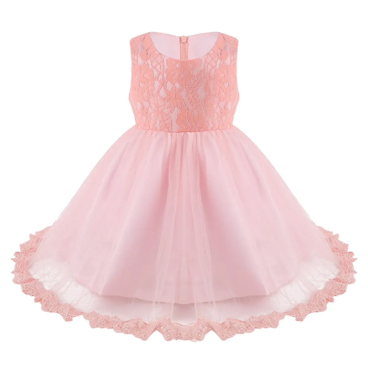 Infant Baby Girls Clothes Flower Girl Dress Toddler Formal Floral Lace Newborn Princess Wedding Bridesmaid Easter Party Dresses