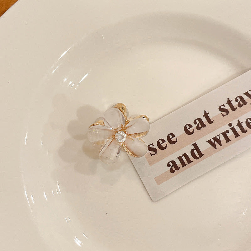 Pearl Small Hairpin Grabber Kidsren's Small Clip Headdress Bangs Artifact Top Clip Broken Hair Hairpin Female Forehead Side