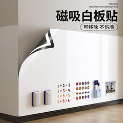 Magnetic Whiteboard Stickers, Magnetic Whiteboard Wall Message Board, Soft Whiteboard Wall Stickers, Erasable Drawing Board for Teaching, Training, and Office Use