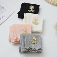 Children's Clothing, Girls' Leggings, Summer Thin Kidsren's Cropped Pants, Kidsren's Modal Pants, Baby Style Pants