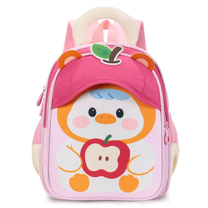 Children's Schoolbags with Cartoon Animals for 3-5 Year Old Babies, School Backpacks for Boys and Girls in Small and Medium Classes, Kindergarten Backpacks