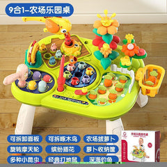 Early Education Learning Desk for Kids, Multi-Functional Play Table, Fun Educational Baby Toys, Birthday Gift for Ages 1–3