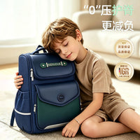 Factory In-Stock New Kids’ Spinal Support Backpack, Back-Lessening School Bag for Elementary Students, Unisex, Large Capacity, Kids’ Shoulder Bag, Back-to-School Gift