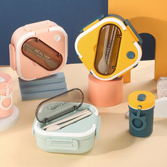 Microwave Oven Heated Lunch Box for Students and Office Workers, Square Fruit Box, Lunch Box, Amazon Cross-Border
