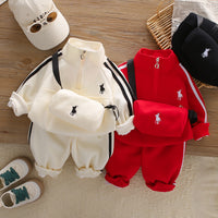 Kids2026 Autumn Children's Suit New Boys' Two-Piece Set Baby Spring and Autumn Sports Suit Trendy Children's Clothing Foreign Trade