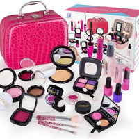 Cross-Border Exclusive Supply of Children's Pretend Girl's Cosmetics, Accessories, Dressing-Up Toys, Handmade Storage Handbag Set