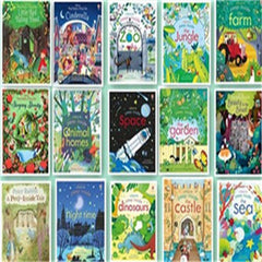 English picture book Usborne Peep inside English children's picture book children's 3D three-dimensional hole flip play