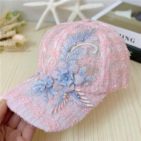 Cross-border Hat Women's New Sunscreen Sun Hat Trendy Baseball Cap Spring and Summer Fashion Sun Rhinestone Cap in stock
