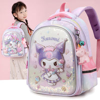 Children's Schoolbags Cartoon Cute Kuromi Baby Kindergarten Backpack Burden-Reducing Primary School Students First and Second Grade Backpack