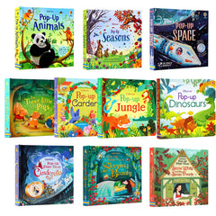 Original English version of Usborne Pop Up 3D Visual Interactive Pop-Up Book for Early Childhood Education