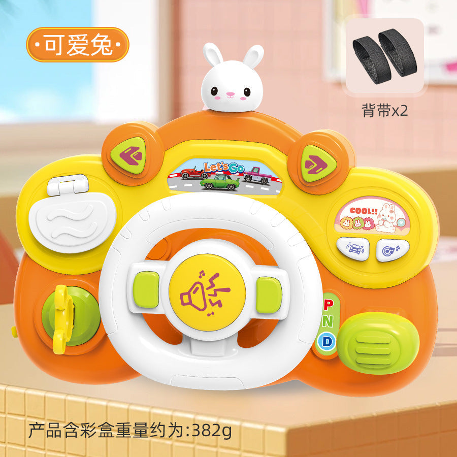 Baby Baby Early Education Educational Steering Wheel Toy Children's Simulation Driving Car Bridge Driving Toy