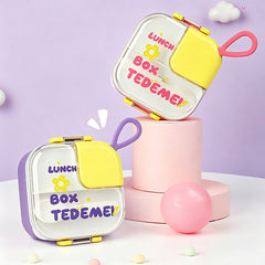 304 Stainless Steel Lunch Box Insulated Food Container, Lunchbox for Office Workers, Students, Kids, with Utensil Spoon, Food-Grade Fresh-Keeping Box