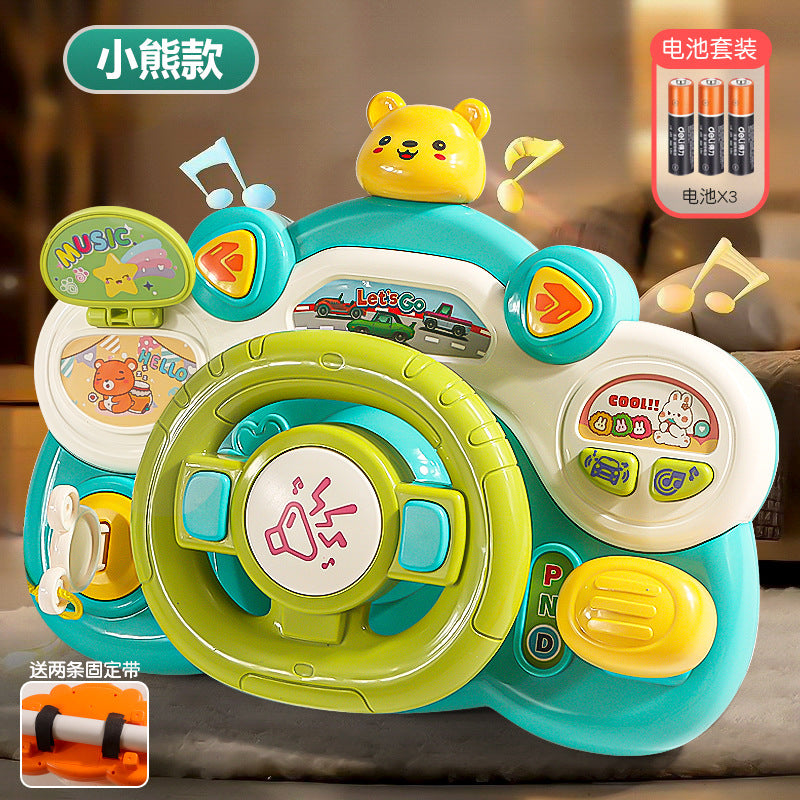 Baby Baby Early Education Educational Steering Wheel Toy Children's Simulation Driving Car Bridge Driving Toy