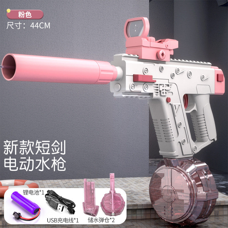 Cross-border electric M416 water gun continuous charging water spray water large capacity men and girls hand-held outdoor summer toys
