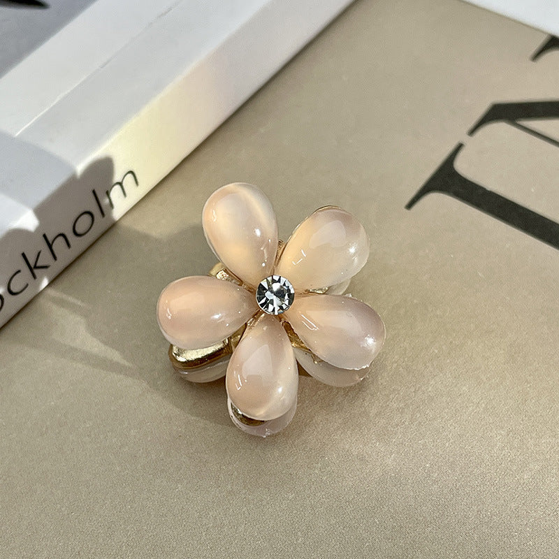 Pearl Small Hairpin Grabber Kidsren's Small Clip Headdress Bangs Artifact Top Clip Broken Hair Hairpin Female Forehead Side