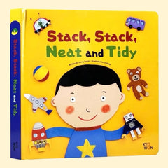 Imported Original Stack Stack Neat and Tidy Daily Storage Stickers Book Good Behavior Habits
