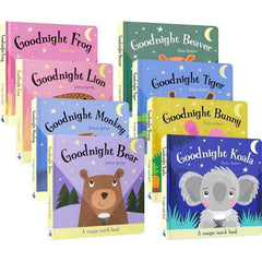 Magic Torch Book Goodnight Bear Monkey English