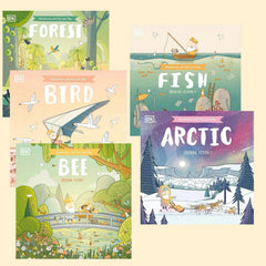 Imported English Original Dk Science Picture Books Brendan Kearney 5-Volume Encyclopedia of Animal and Plant Knowledge