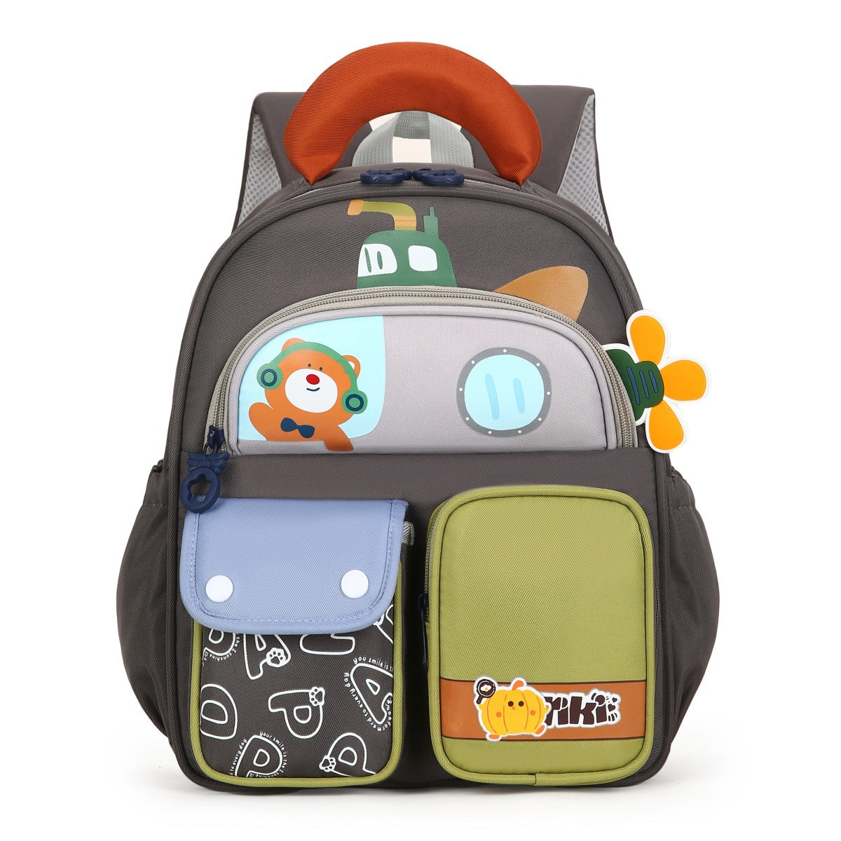 Children's Backpacks Cross-Border Wholesale New Cartoon Animal Print Backpacks for Small and Medium Classes 3-6 Years Old Kindergarten School Bags