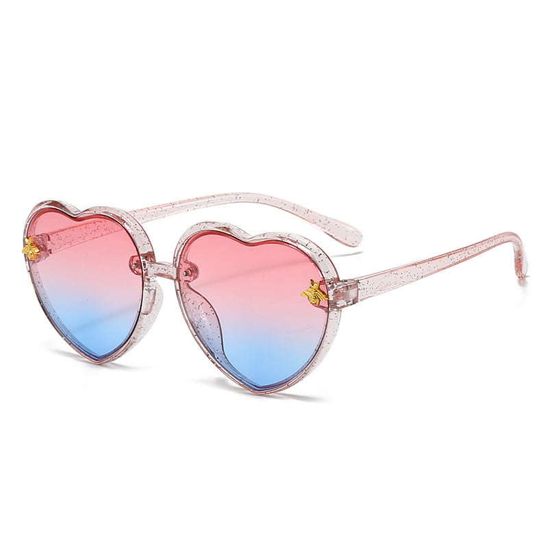 Children's Sun Protection Glasses, Cute Sunglasses for Boys and Girls, Stylish Toddler Sunglasses, Baby Anti-Uv Protective Glasses