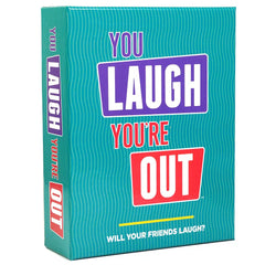 "You Laugh You're Out" (English family gathering, parent-child board game, card game)