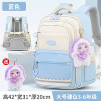 Loli Rabbit Schoolbag for Primary School Girls 2026 New Model for Grades 1, 2, 3 to 6, Lightweight Spine-Protecting and Burden-Reducing for Girls