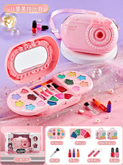 Children's Cosmetics suit Girls Makeup Toys Girls Princess Makeup Case Makeup Box Lipstick Nail Polish Gift