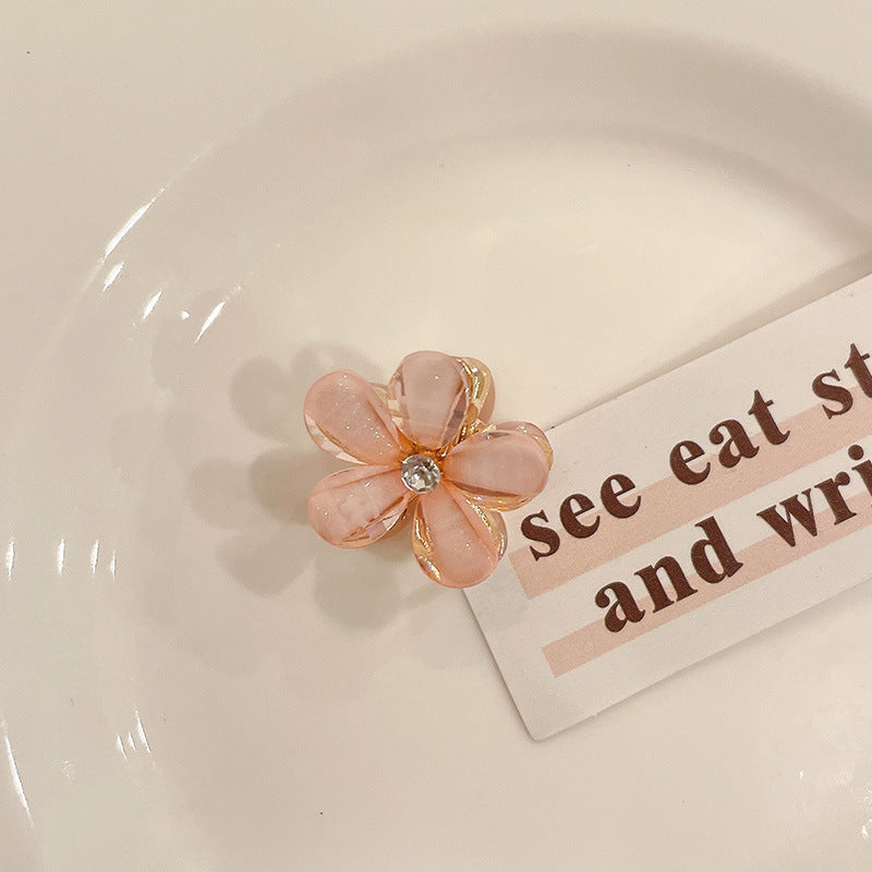 Pearl Small Hairpin Grabber Kidsren's Small Clip Headdress Bangs Artifact Top Clip Broken Hair Hairpin Female Forehead Side