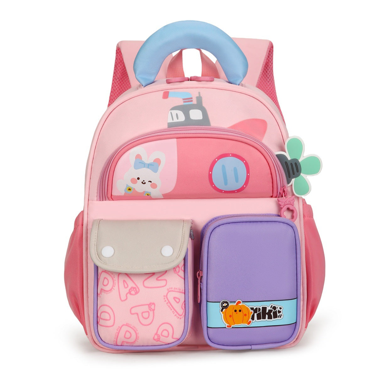 Children's Backpacks Cross-Border Wholesale New Cartoon Animal Print Backpacks for Small and Medium Classes 3-6 Years Old Kindergarten School Bags