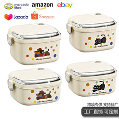 316 Stainless Steel Insulated Lunch Box, a Must-Have for Office Workers, Leak-Proof and Sealed, Multi-Layer Bento Box for Students