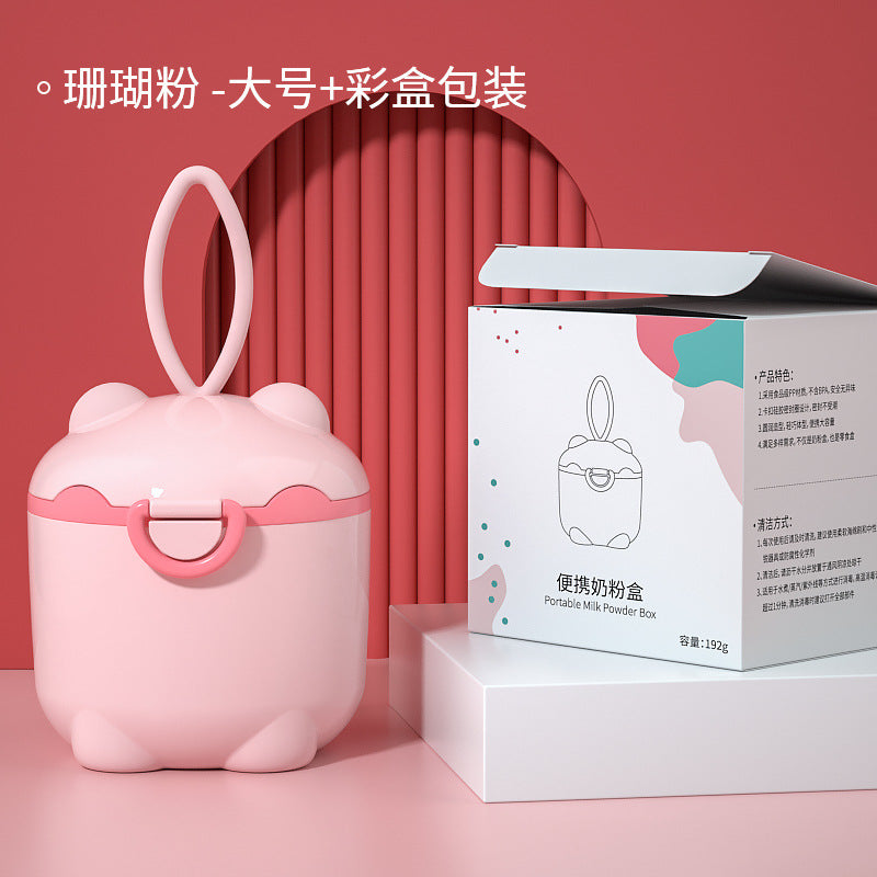 Baby Milk Powder Box Portable Outgoing Sealed Moisture-proof Sub-packaging Box Storage Tank Supplementary Rice Noodle Boxed