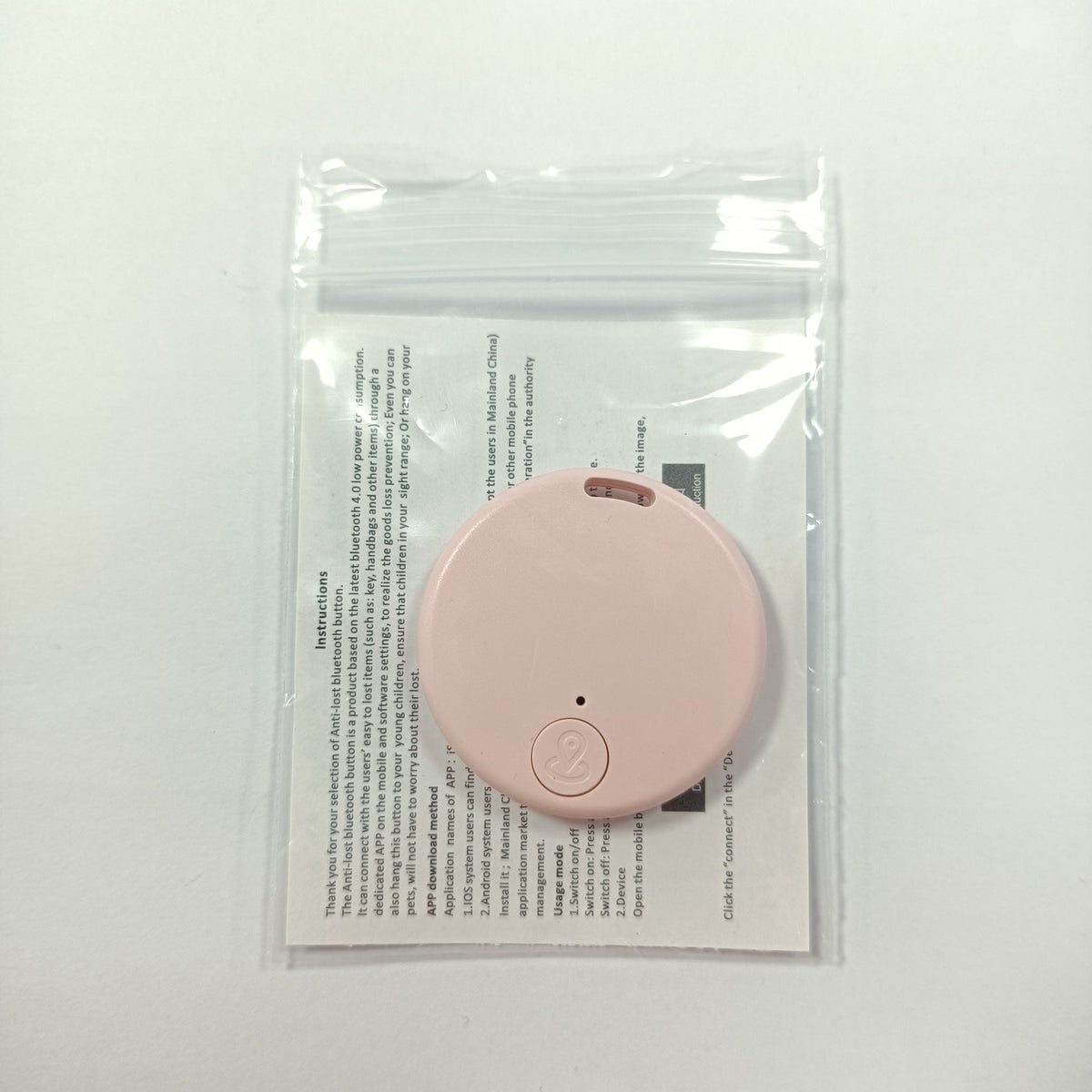 Foreign trade explosions Bluetooth round intelligent anti-lost device tracking locator two-way children's mobile phone keychain