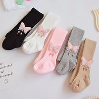 Children's Leggings Spring & Fall Fine Cotton Thin Girls' Pantyhose Medium Thick Autumn and Winter Infants and Young Kidsren Outer Wear Leggings
