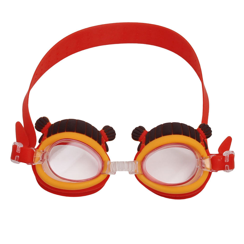 Factory direct selling hot children swimming goggles HD waterproof unicorn crab cartoon swimming goggles cute swimming glasses