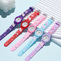 Cartoon Cute Kids Watch, Durable Drop-Resistant Quartz Analog Pointer Electronic Watch for Boys & Girls, Timepiece for Elementary School Students