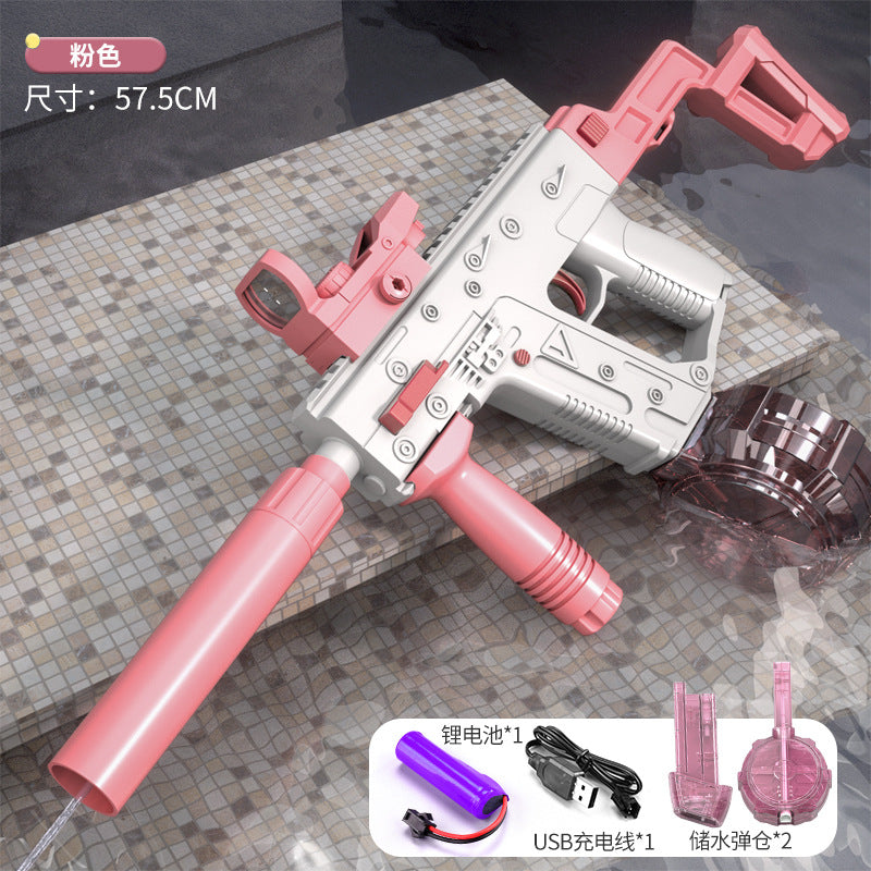 Cross-border electric M416 water gun continuous charging water spray water large capacity men and girls hand-held outdoor summer toys